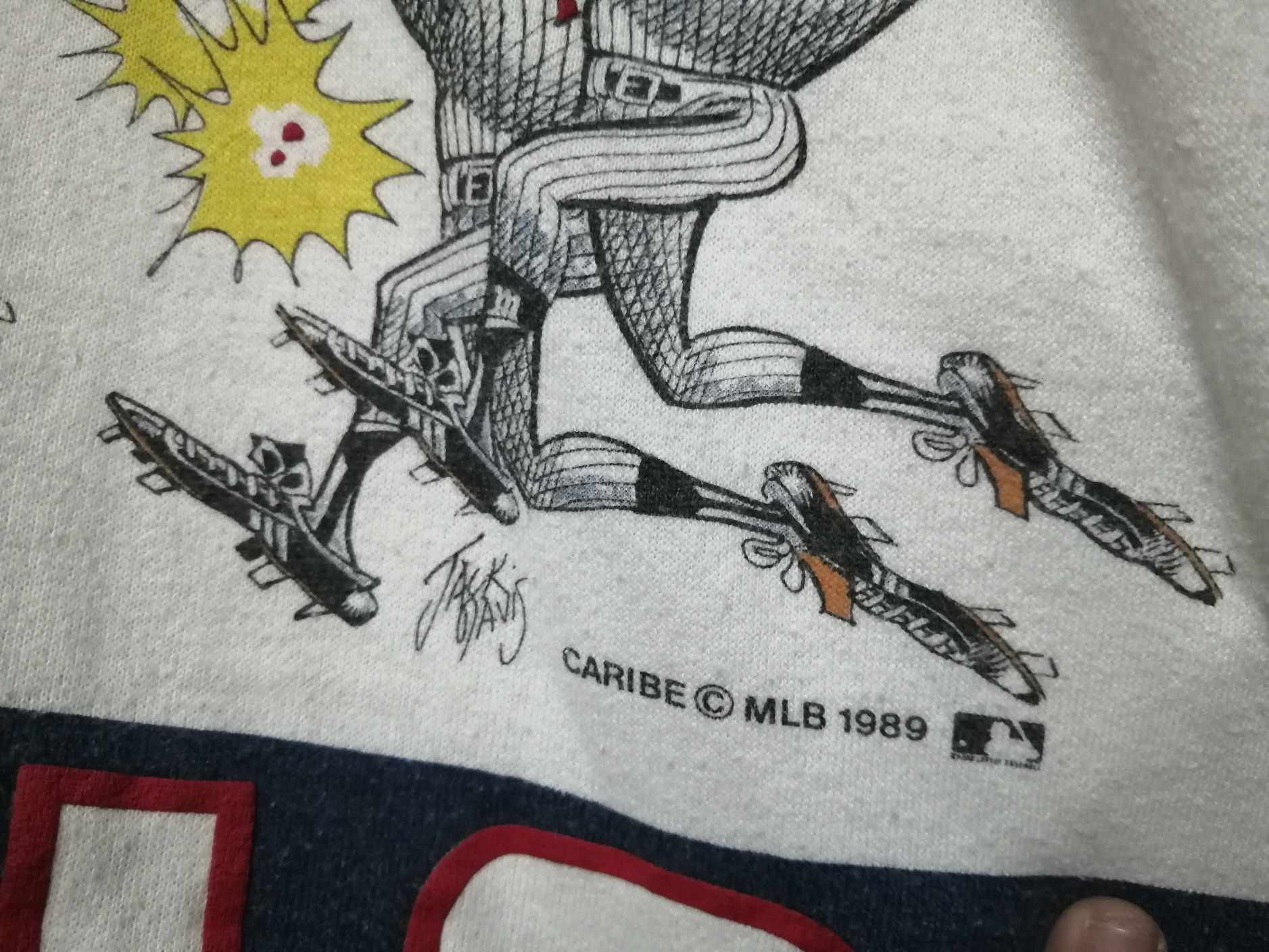 Vintage Thrashed Sun Faded 80s MLB Distressed very rare Size US L / EU 52-54 / 3 - 5 Thumbnail
