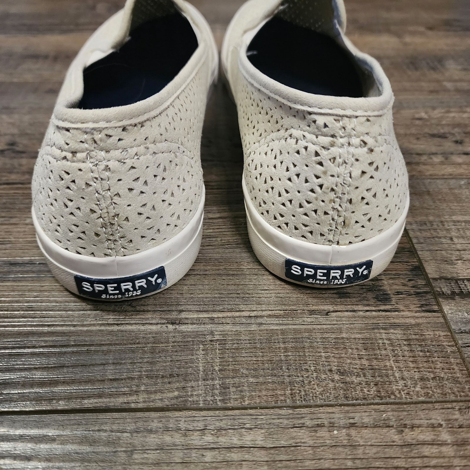 Sperry Sperry Top-Sider Leather Slip-On Sneakers ivory Size 10 SH1 Size US 10 / IT 40 - 2 Thumbnail