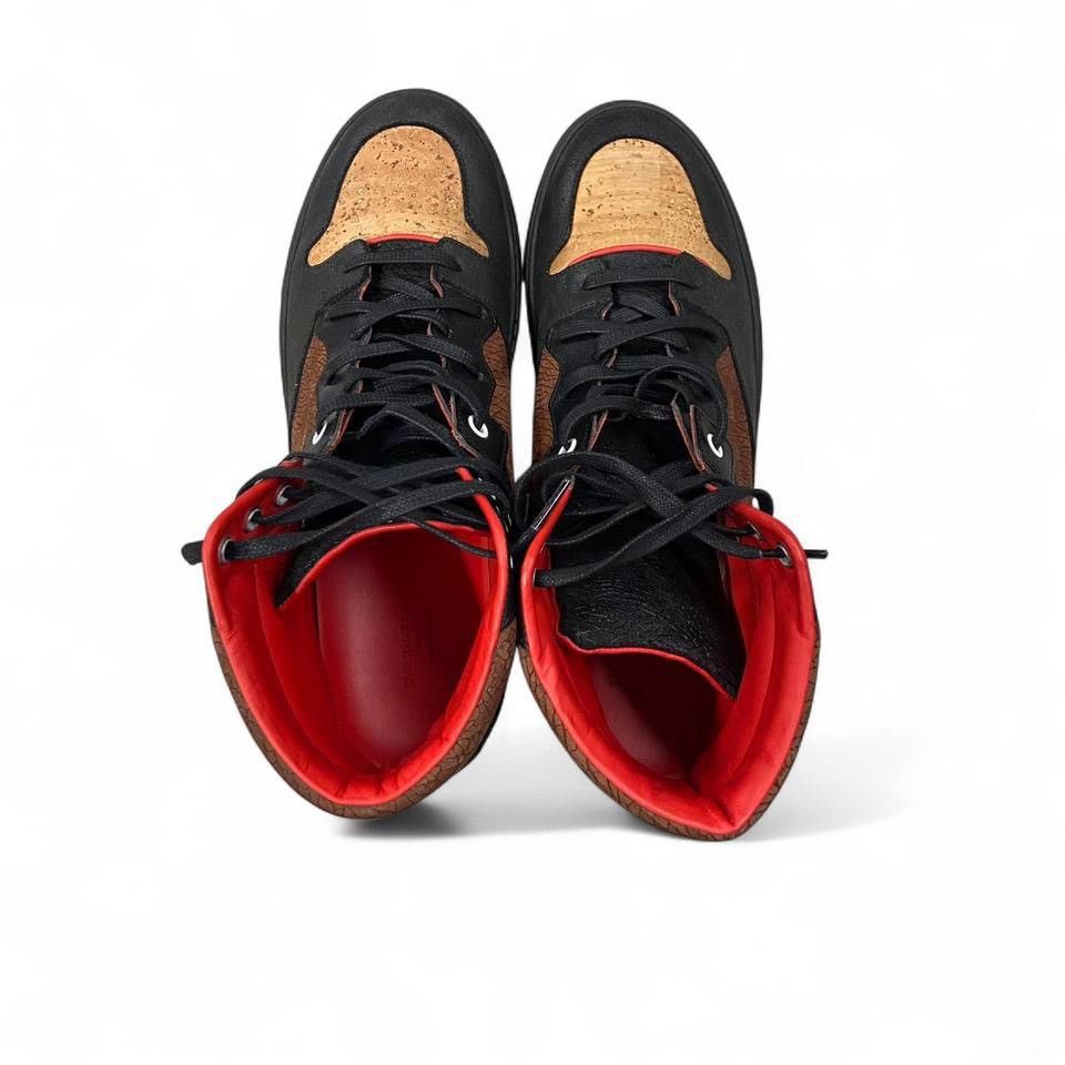 Balenciaga Balenciaga Nubuck and Cork Arena High Top's Size US 8.5 / EU 41-42 - 3 Thumbnail