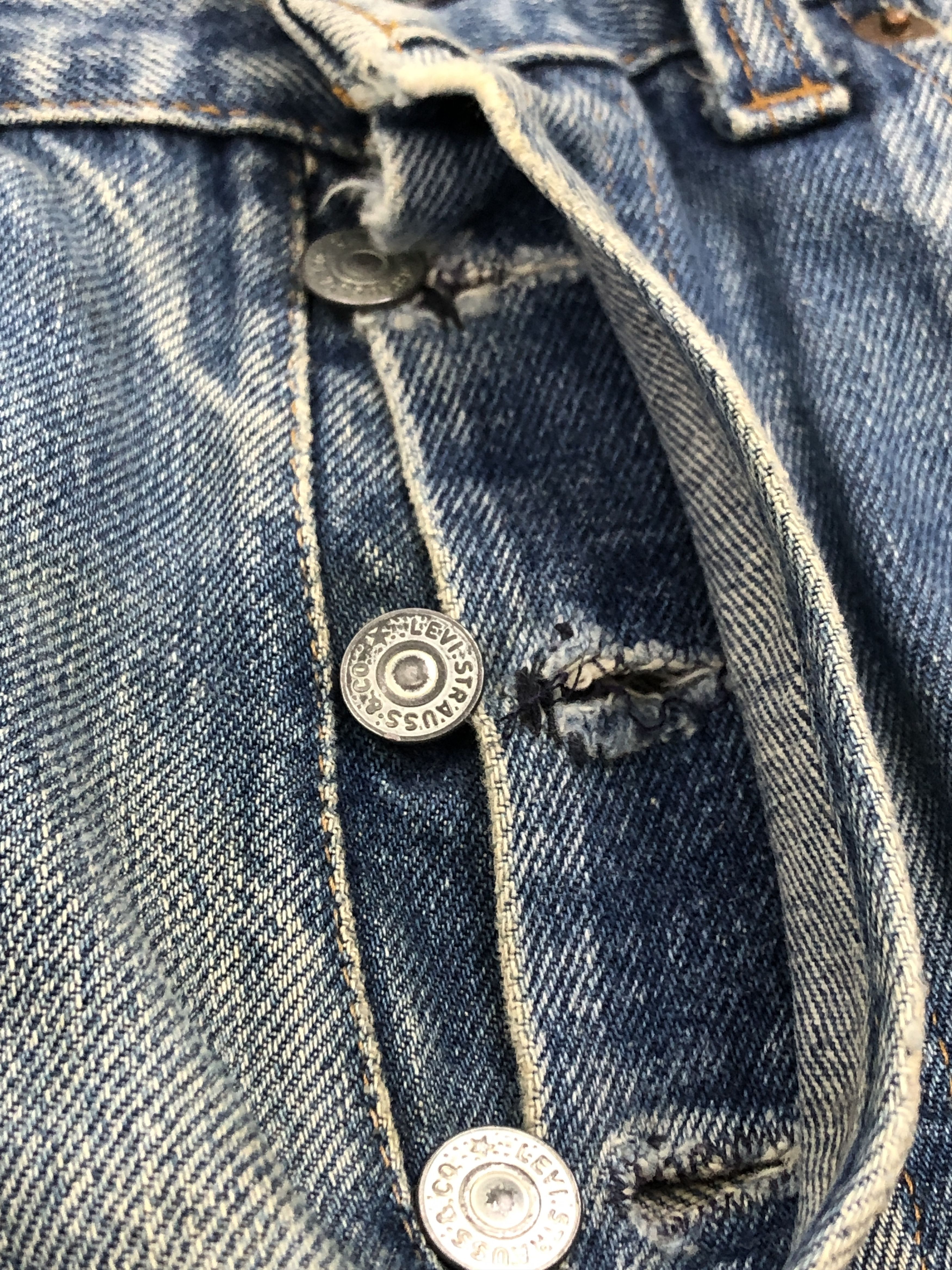 Levi's × Vintage Vintage 80s Levi's 501 Selvedge Stone Washed Denim Jeans Size US 28 / EU 44 - 11 Thumbnail