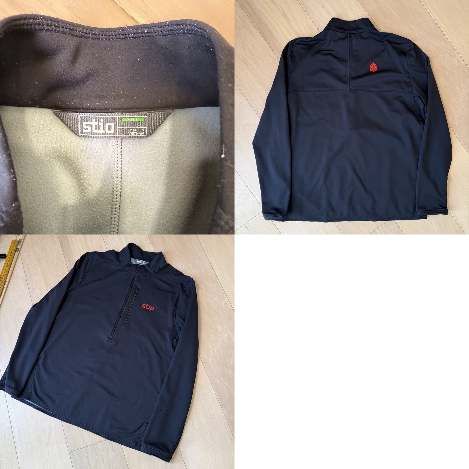 Vintage Stio Fremont Stretch Fleece Half Zip Pullover Large Black Lightweight Outerwear Jacket Size US L / EU 52-54 / 3 - 8 Thumbnail