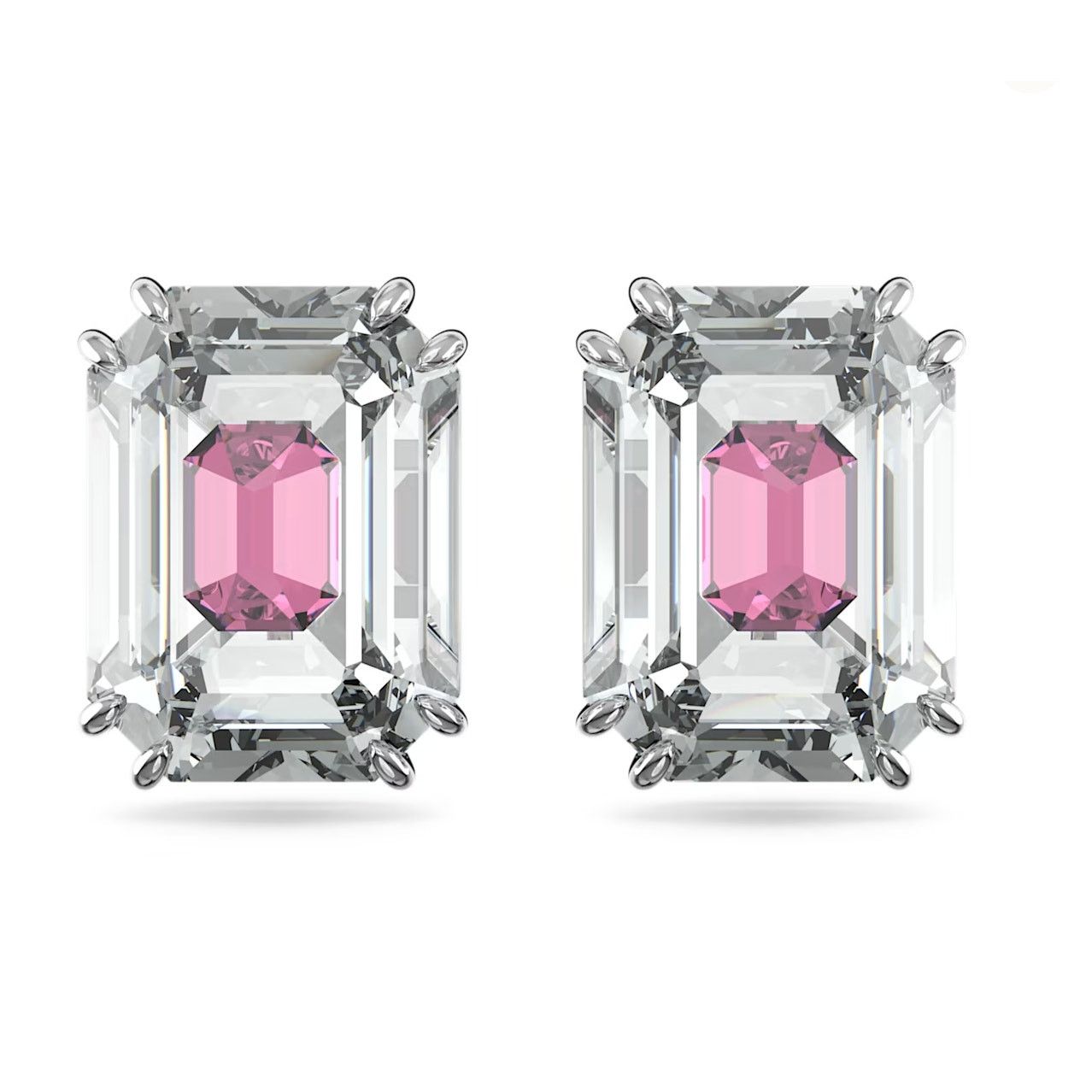 Swarovski Swarovski Chroma stud earrings Octagon cut, Pink Size ONE SIZE - 6 Thumbnail