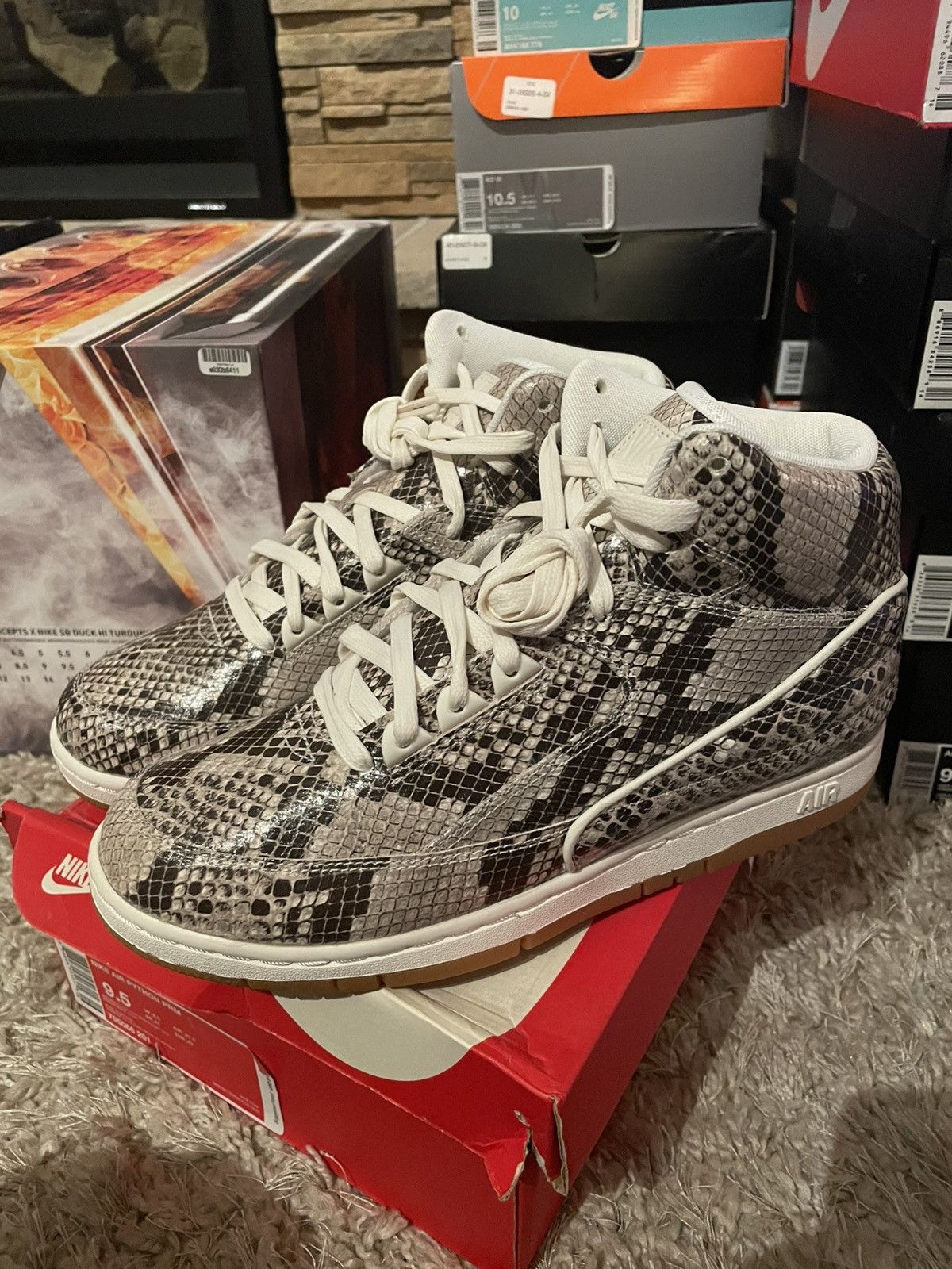 Nike Nike Air Python Premium Brown Snake Skin Size US 9.5 / EU 42-43 - 1 Thumbnail