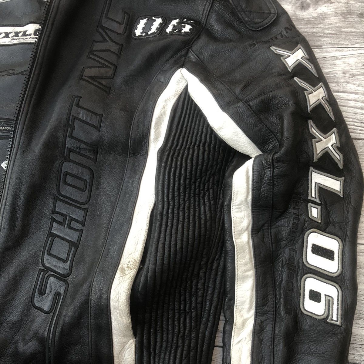 Schott ✅NEED GONE ♥️ SCHOTT NYC cow genuine leather jacket Size US L / EU 52-54 / 3 - 5 Thumbnail