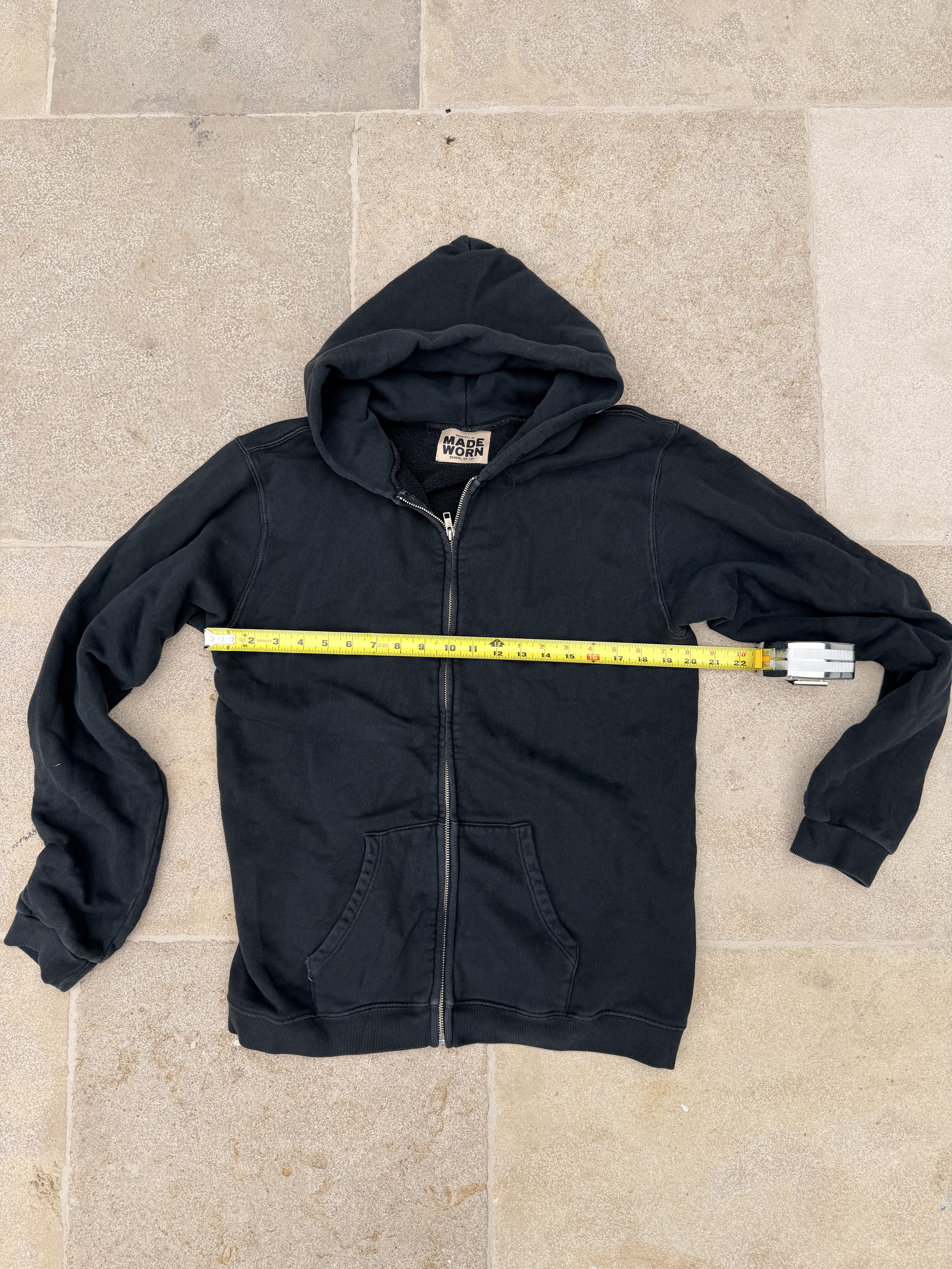 MadeWorn MadeWorn Black Zip Hoodie Size US L / EU 52-54 / 3 - 1 Thumbnail