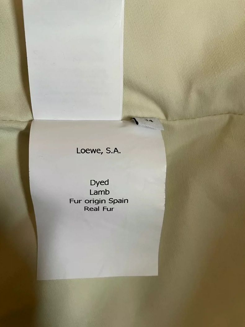 Loewe LOEWE The cotton-padded jacket was creamy white Size XXS / US 00 / IT 34 - 6 Thumbnail