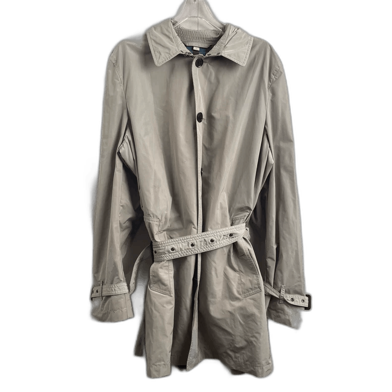 Burberry Burberry Khaki Single-Breasted Trench Coat Size L / US 10 / IT 46 - 1 Thumbnail