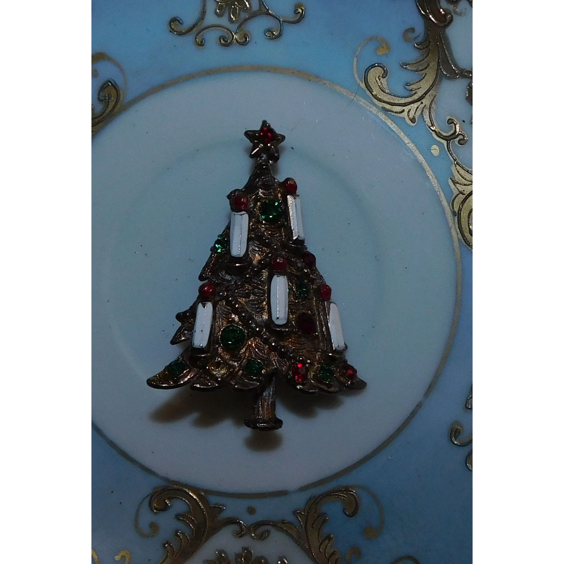Other Vintage Christmas Tree With Candles Brooch Size ONE SIZE - 7 Thumbnail