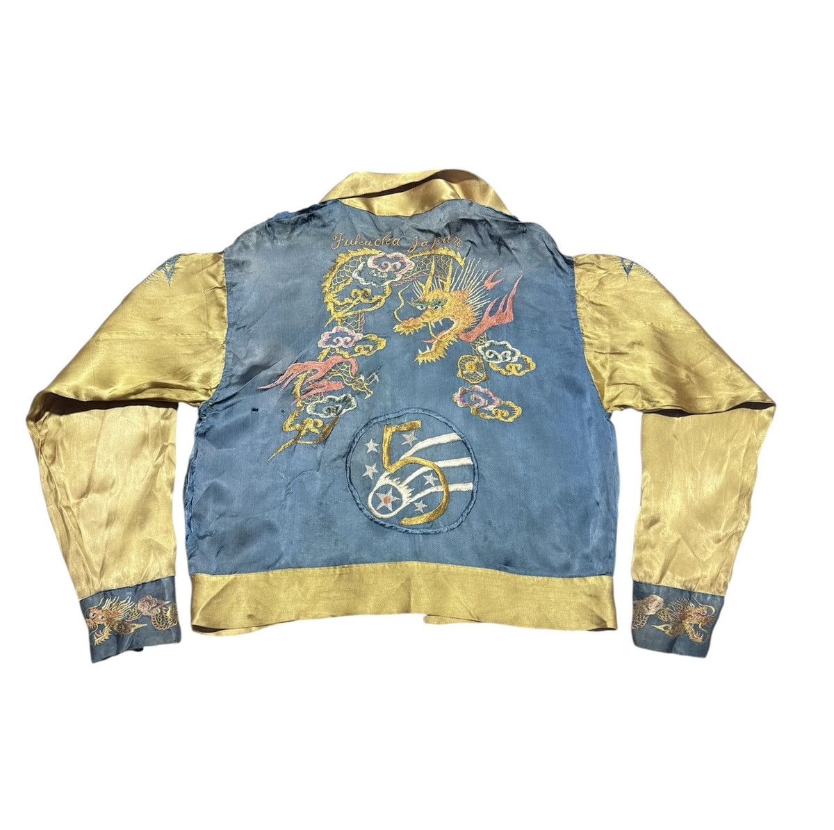 Vintage Vintage WW11 satin souvernier jacket dragon 5th air force Size US M / EU 48-50 / 2 - 3 Thumbnail