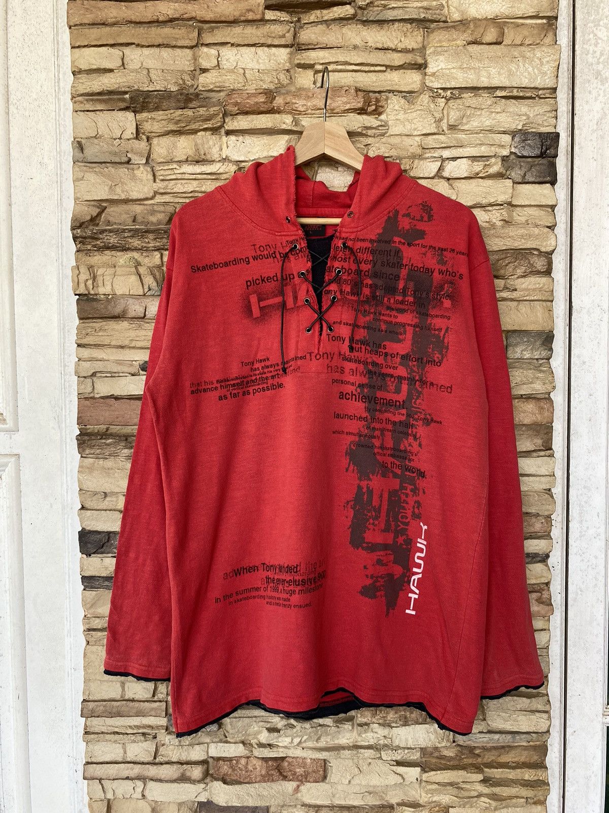 Tony Hawk Rare 90s Vintage Tony Hawk Skateboarding Long Sleeve Hoodie Size US L / EU 52-54 / 3 - 1 Thumbnail