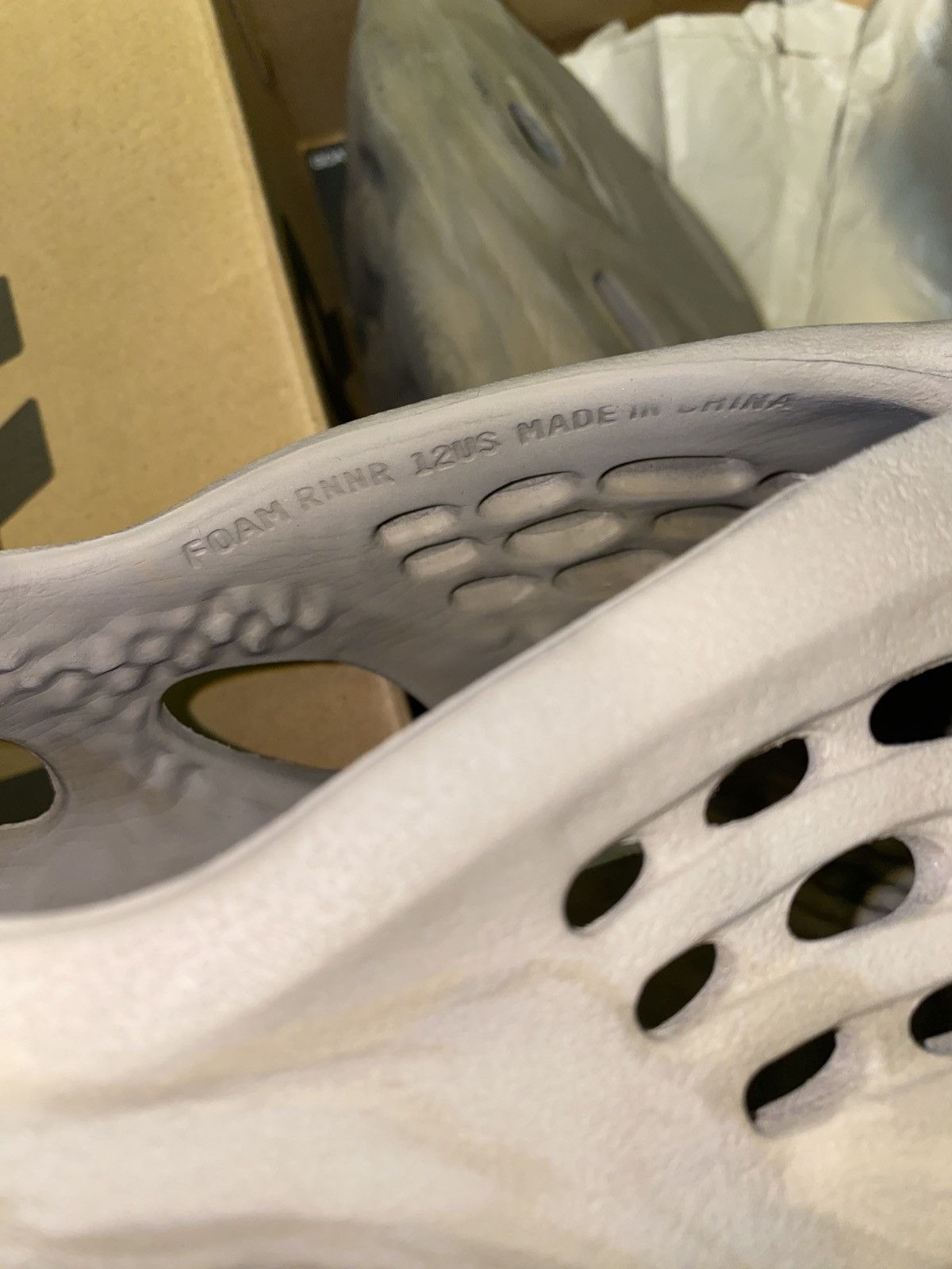 Adidas × Yeezy Yeezy Foam Runner Stone Age Size US 12 / EU 45 - 9 Thumbnail