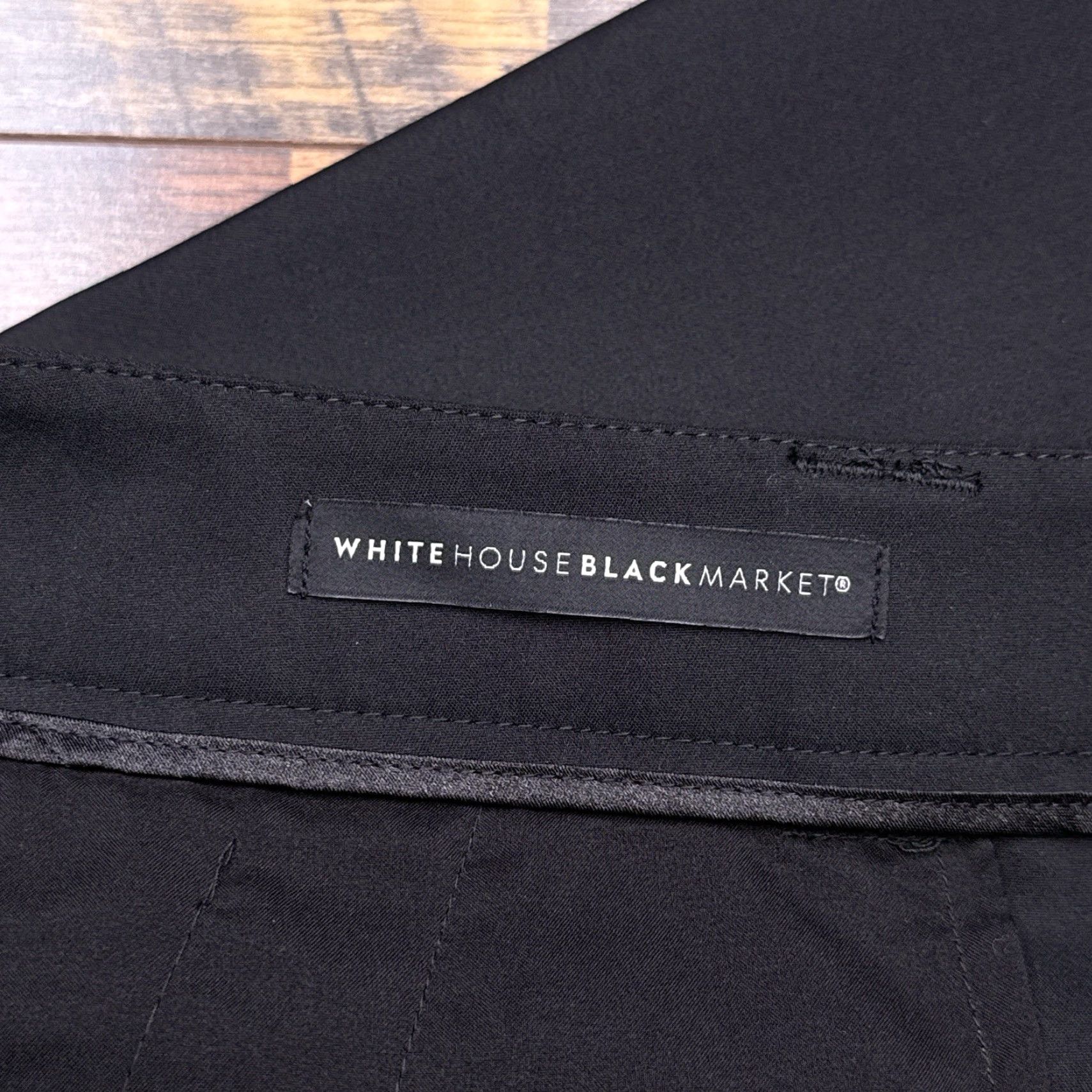 White House Black Market WHBM 5 Inch Shorts Womens 6 Black Low Rise Stretch New Size 28" / US 6 / IT 42 - 5 Thumbnail