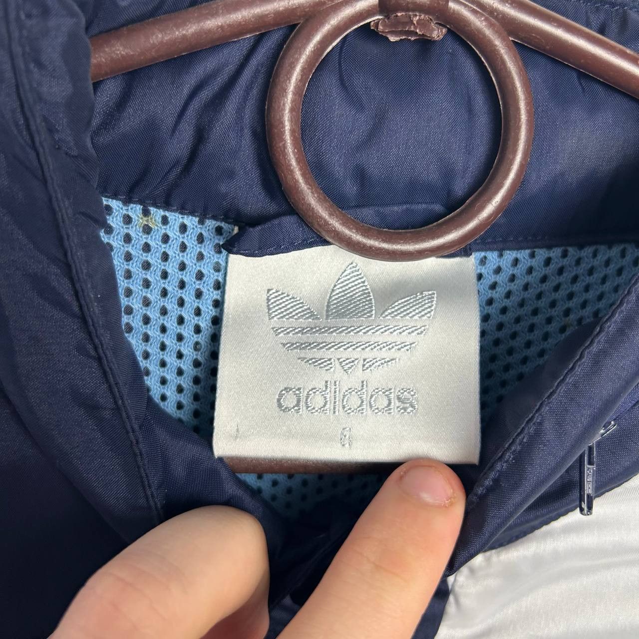 Adidas Vintage Adidas Nylon Small logo nylon rare jacket Size US M / EU 48-50 / 2 - 12 Thumbnail
