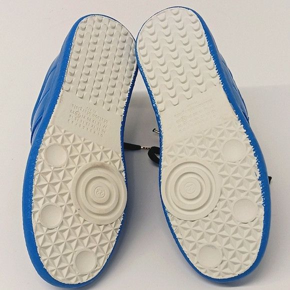 Maison Margiela Maison Margiela Blue Patent "The Replica" Low Sneakers -EU37 Size US 7 / IT 37 - 15 Thumbnail