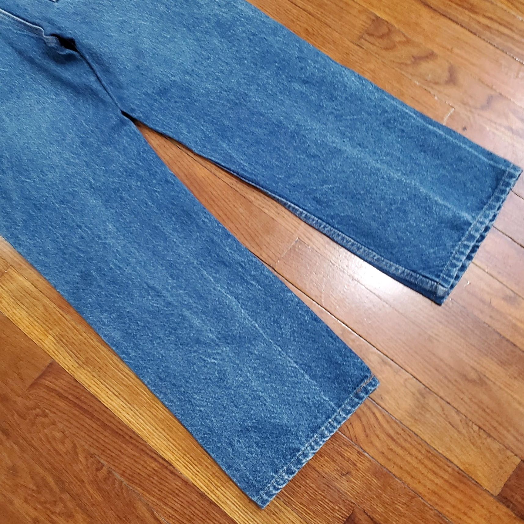 Levi's VINTAGE Levi's 517 Jeans Mens 38x29 Blue Bootcut Slim Fit Orange Tab Denim 80s Size US 38 / EU 54 - 2 Thumbnail