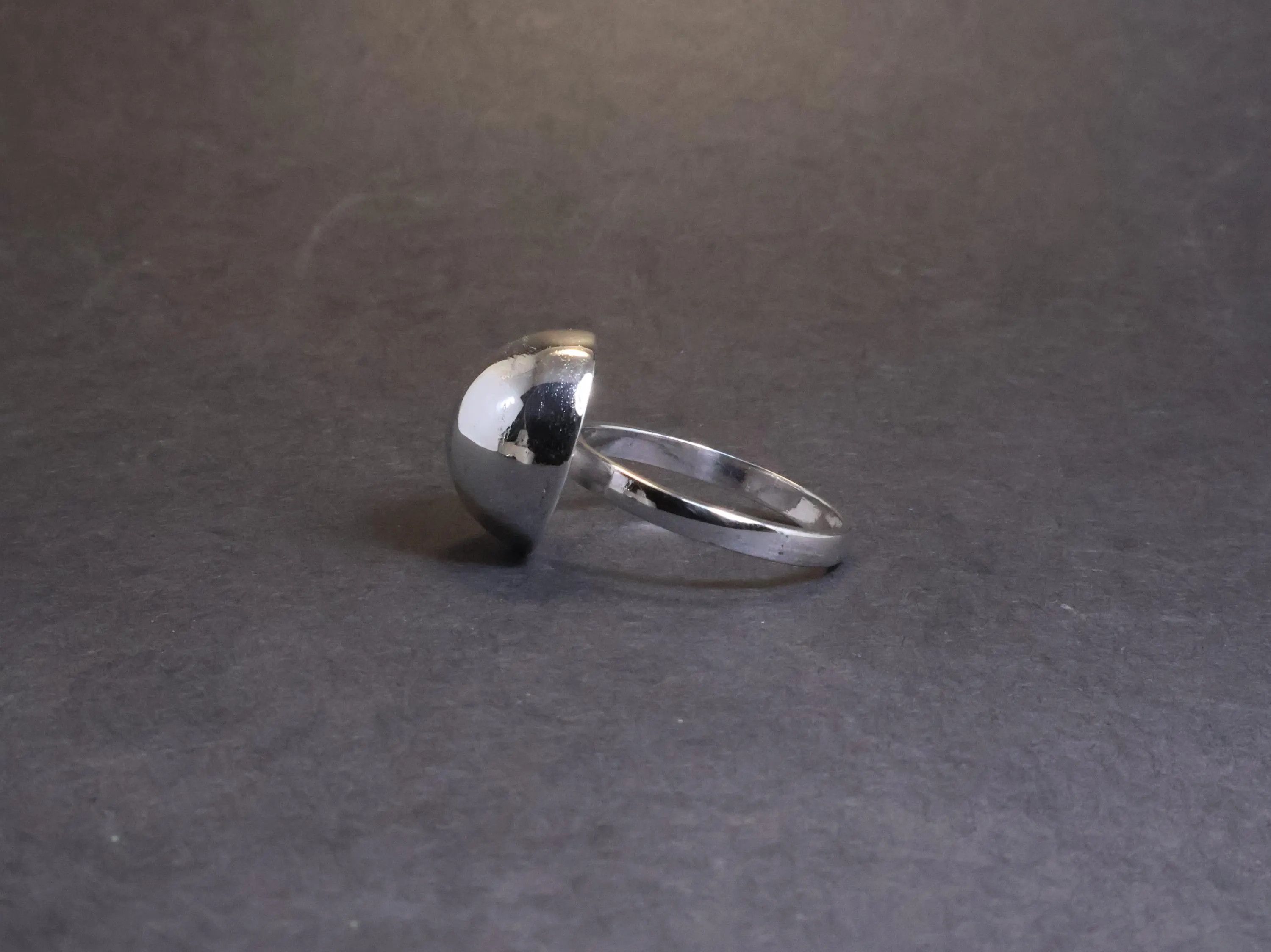 Handmade Ball Ring, 925 Sterling Silver Handmade Silver Woman Ring, Size ONE SIZE - 4 Thumbnail