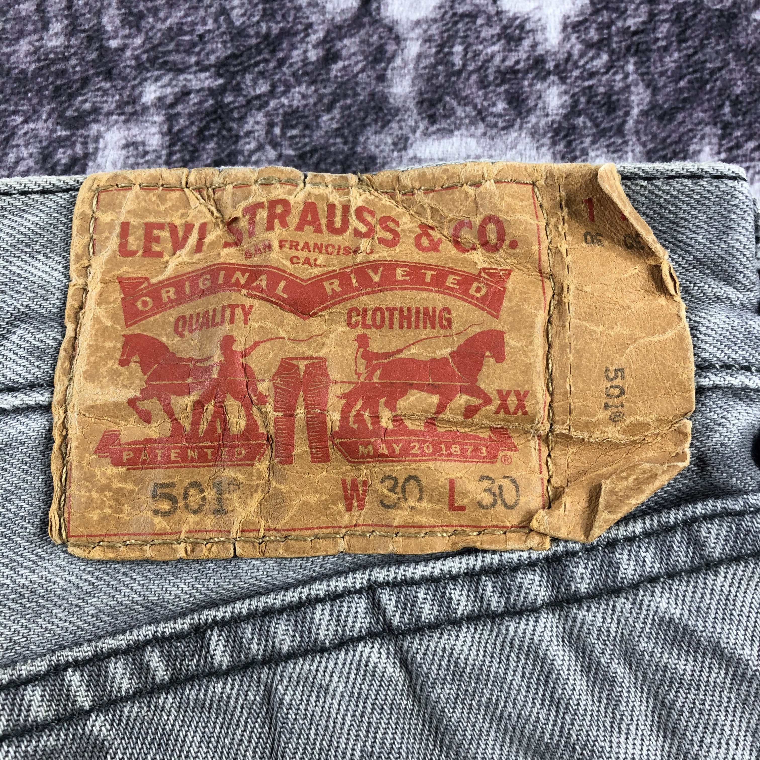 Levi's Vintage Levis 501 Ash Gray Jeans-JM3013 Size US 30 / EU 46 - 6 Thumbnail