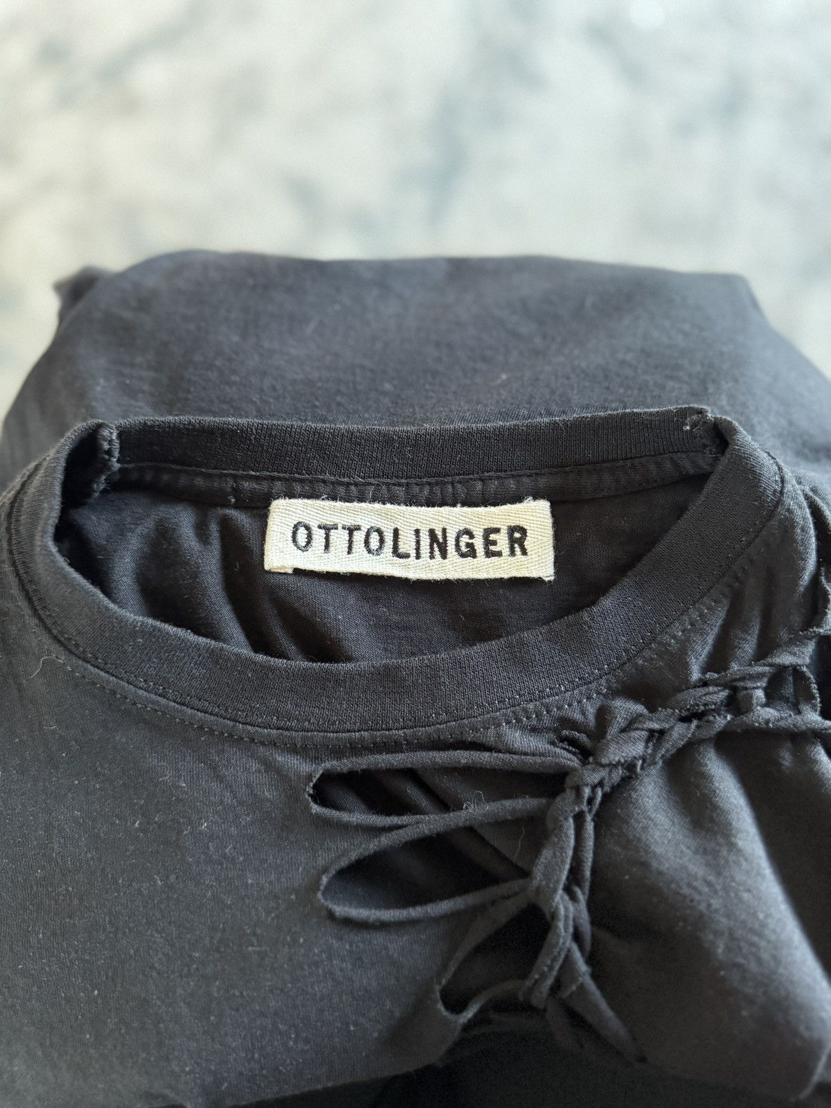 Ottolinger OTTOLINGER Distressed cut and sewn ladies top Size S / US 4 / IT 40 - 4 Thumbnail