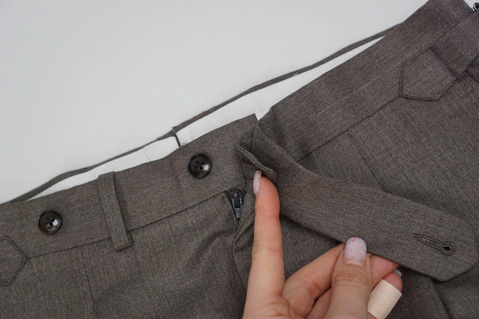 Suitsupply Men Suitsupply Suit Lazio Rustic Tropical Brown Wool UK/US34 Size 34R - 8 Thumbnail
