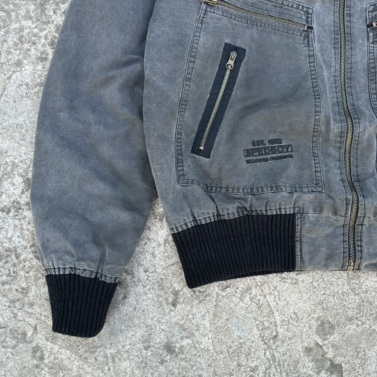 Grunt Style Vintage Japanese Style Sped Boy Light Jacket Bomber Y2K 00s Size US XXL / EU 58 / 5 - 7 Thumbnail