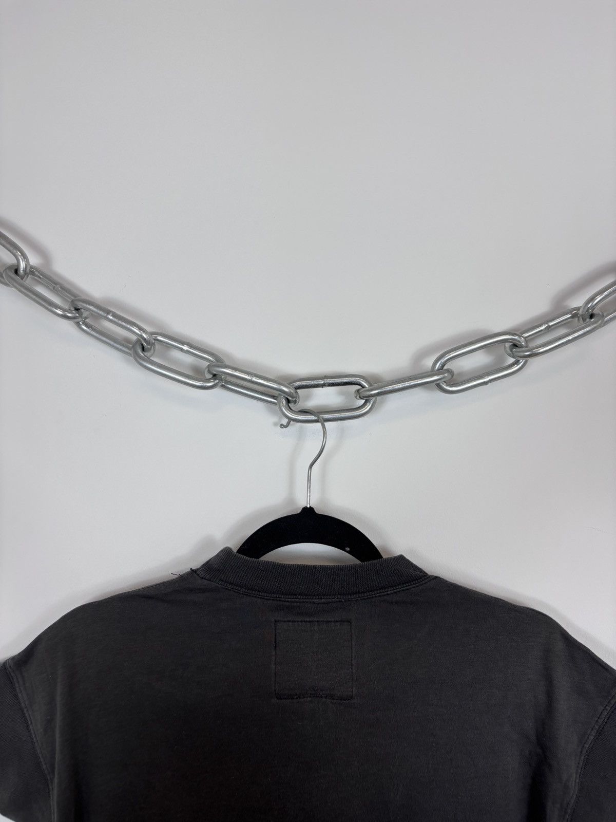 Moschino Vintage 1990s Moschino Women’s Faded Black T-Shirt Tee Size L / US 10 / IT 46 - 14 Thumbnail
