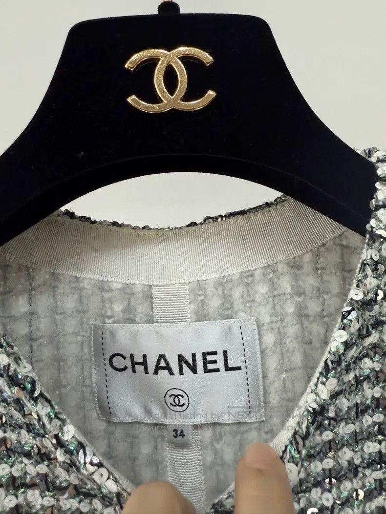 Chanel Chanel 23P full-sequined jacket Size XXS / US 00 / IT 34 - 3 Thumbnail