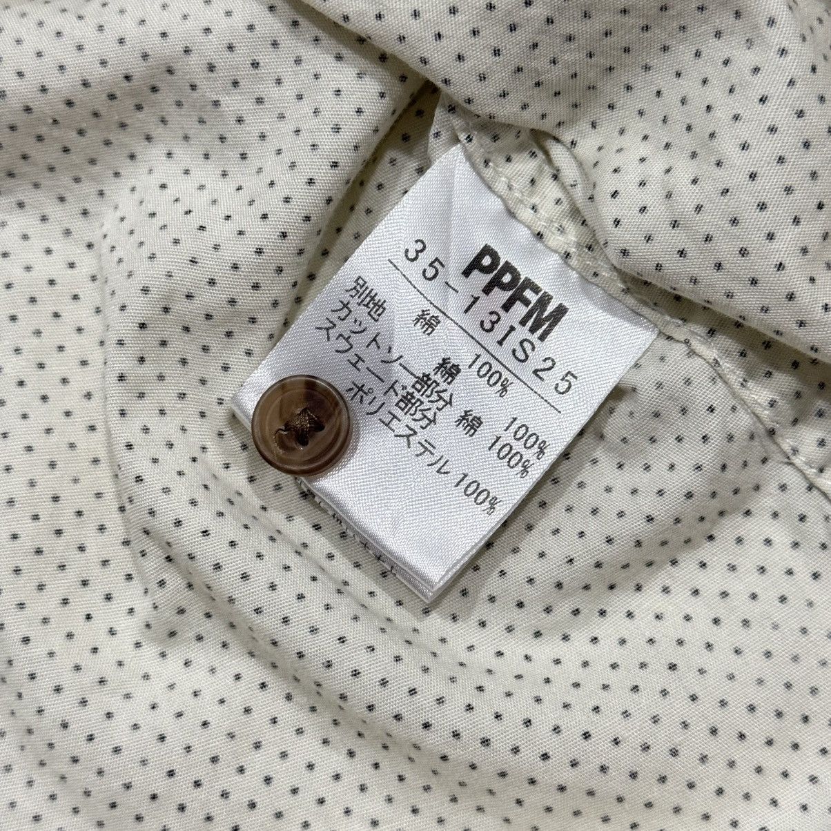 Japanese Brand × PPFM × Vintage Ppfm Polka Dot Shirt Size US M / EU 48-50 / 2 - 5 Thumbnail