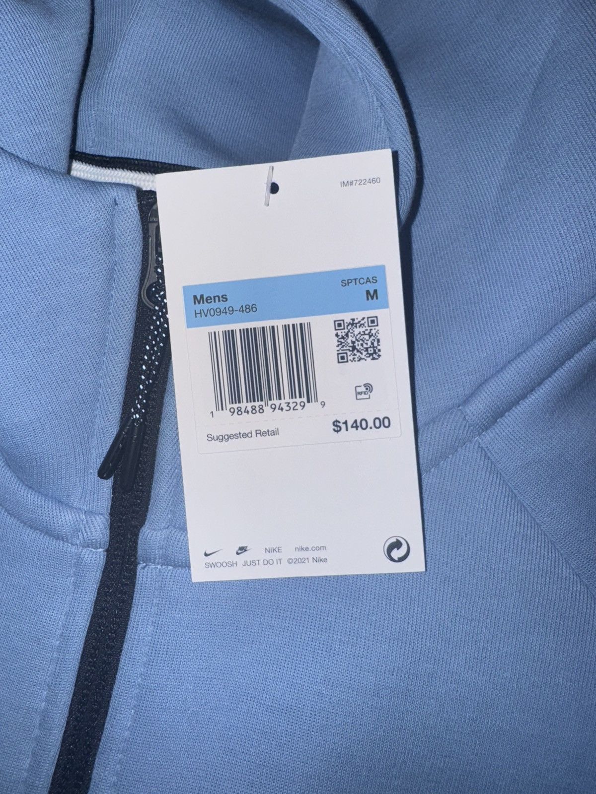 Nike Nike tech light blue jacket and pants Size US M / EU 48-50 / 2 - 6 Thumbnail