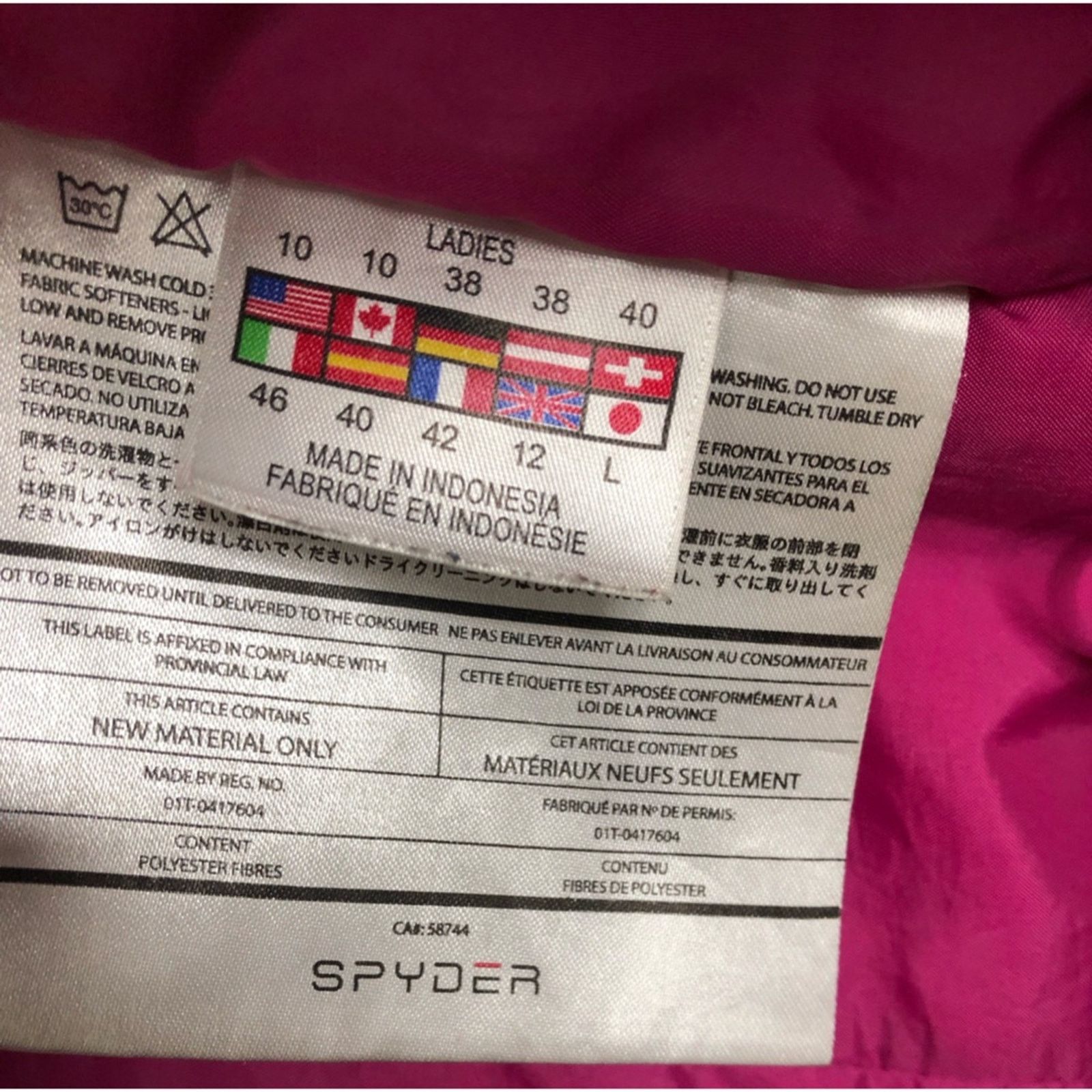 Spyder Spyder Women's Sojourn Jacket— Size 10 Size L / US 10 / IT 46 - 3 Thumbnail