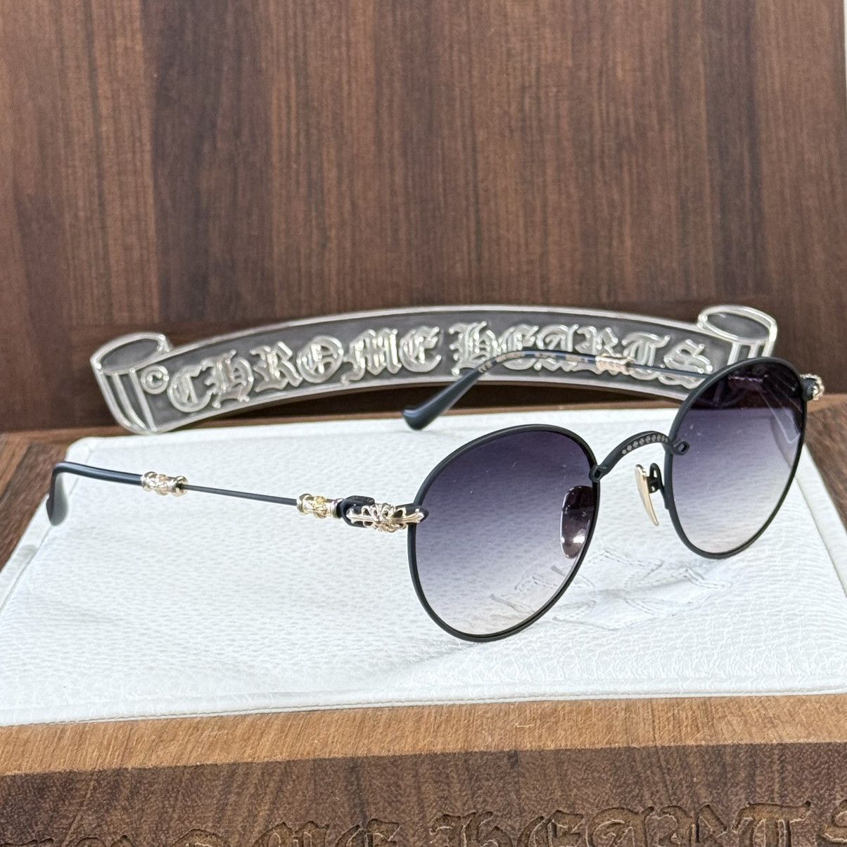 Chrome Hearts Chrome Hearts BUBBA - A 1/1 ‘Dark Triad’ Sunglasses Size ONE SIZE - 3 Thumbnail