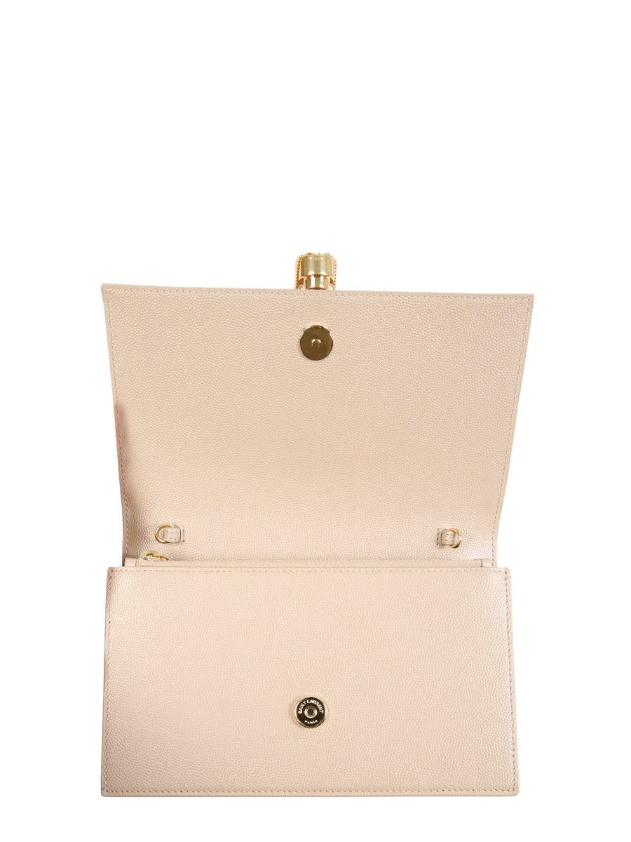 Saint Laurent Paris o1s1wg111024 Size: OS / Kate Chain Leather Wallet in Beige Size ONE SIZE - 5 Thumbnail