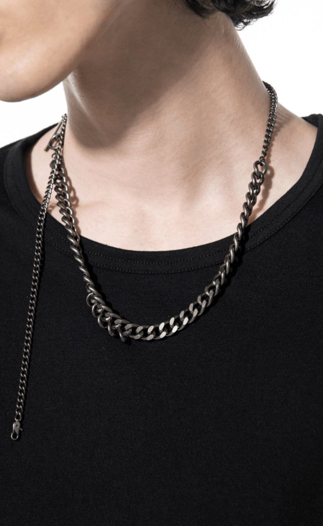 Yohji Yamamoto Yohji Yamamoto 6-WAY CURVED CHAIN BRACELET NECKLACE Size ONE SIZE - 9 Thumbnail