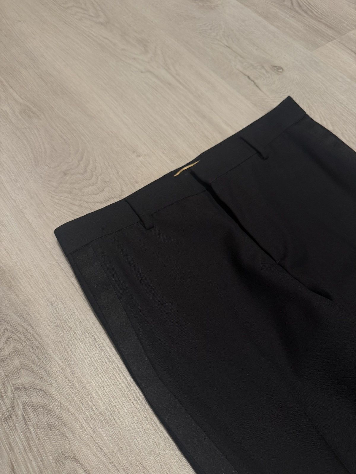 Saint Laurent Paris s/s 2013 wool silk side seam dress pants Size US 28 / EU 44 - 4 Thumbnail