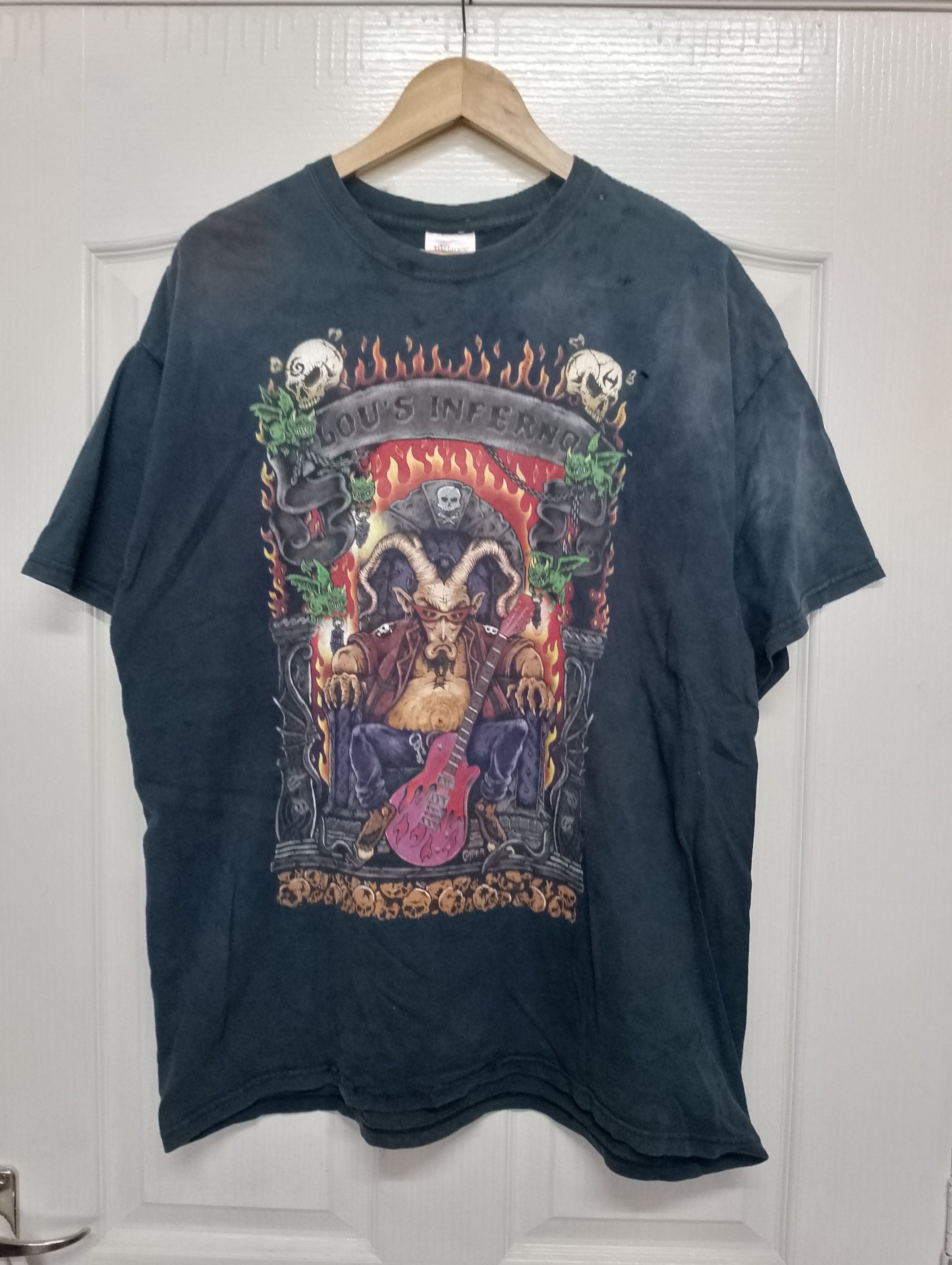 Rockstar Games GUITAR HERO LOU'S INFERNO DEVIL Y2K TEE Size US L / EU 52-54 / 3 - 1 Thumbnail