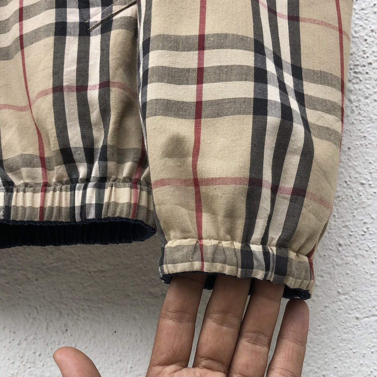 Burberry Vintage Burberrys Checked Reversible Bomber Jacket Size US M / EU 48-50 / 2 - 14 Thumbnail