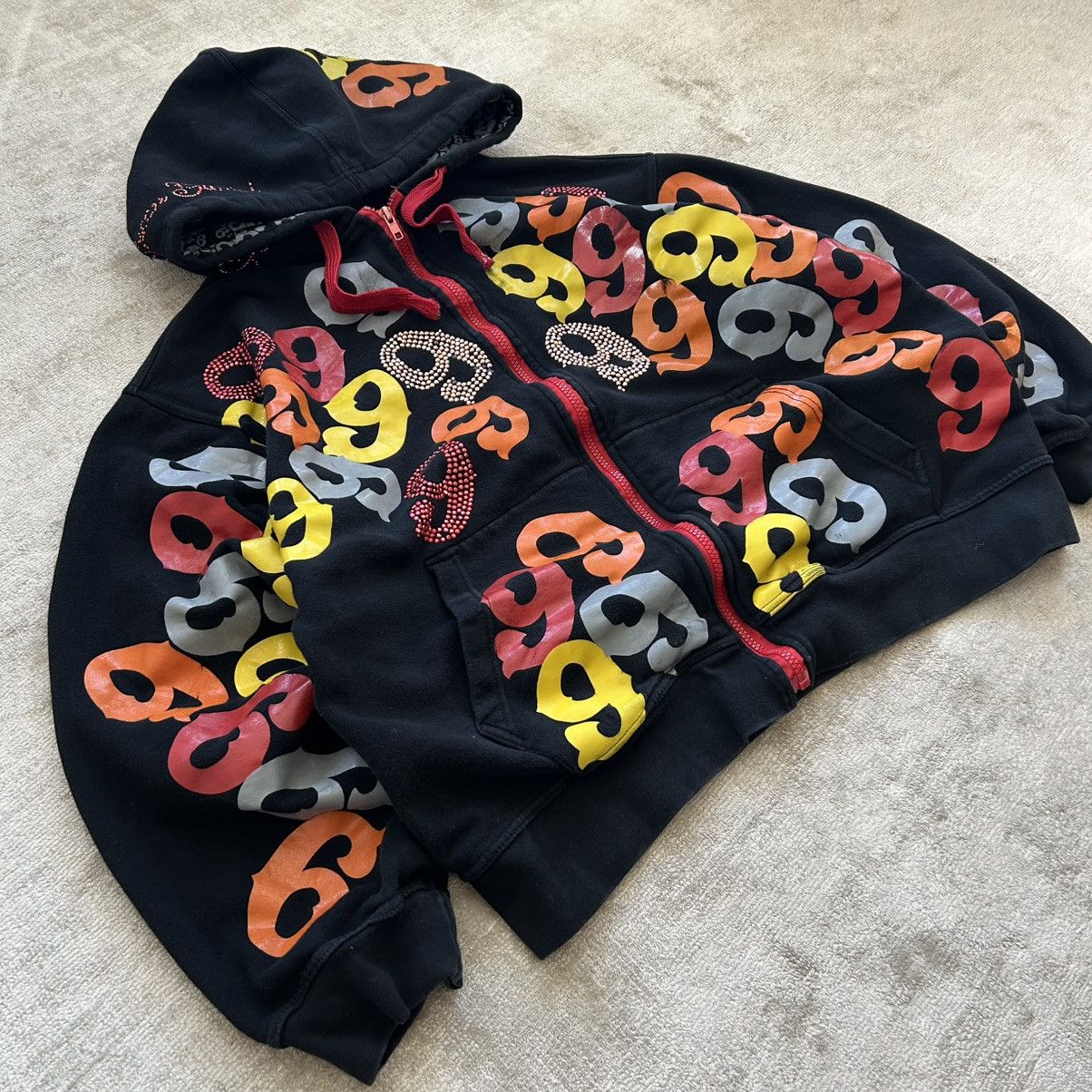 gino green global 4XL パーカー Men's Gino Green Global White | Multicolor All Over Fleece Hoodie
