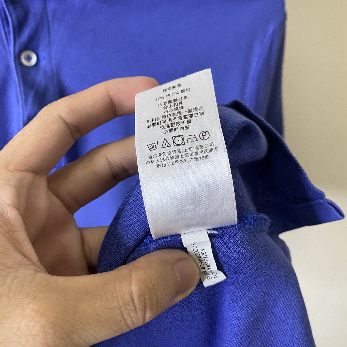 Polo Ralph Lauren Polo RL Small Pony Blue Polo Tee Size US S / EU 44-46 / 1 - 8 Thumbnail
