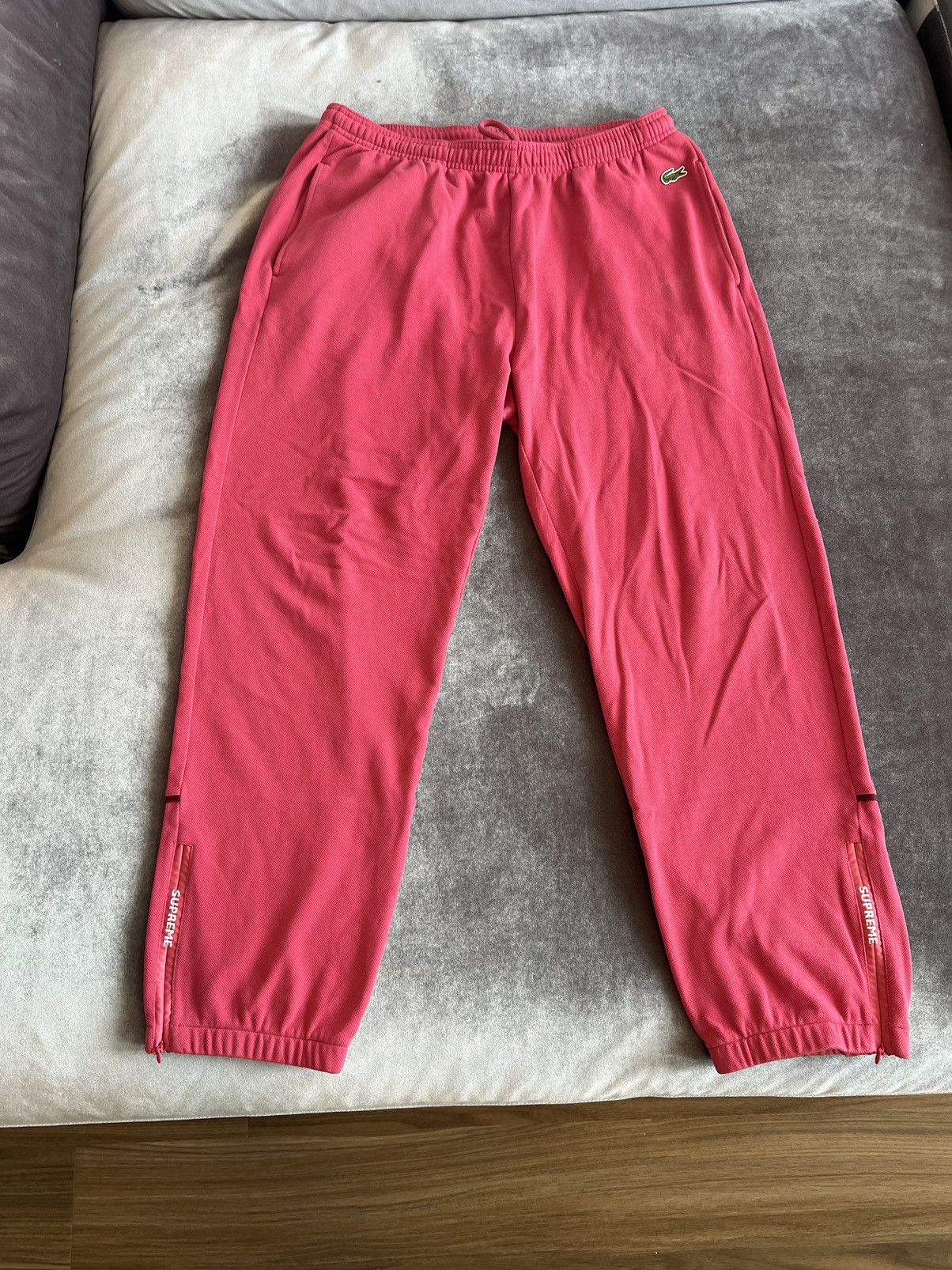 Lacoste × Supreme Supreme X Lacoste Pique Pants Size US 32 / EU 48 - 1 Thumbnail