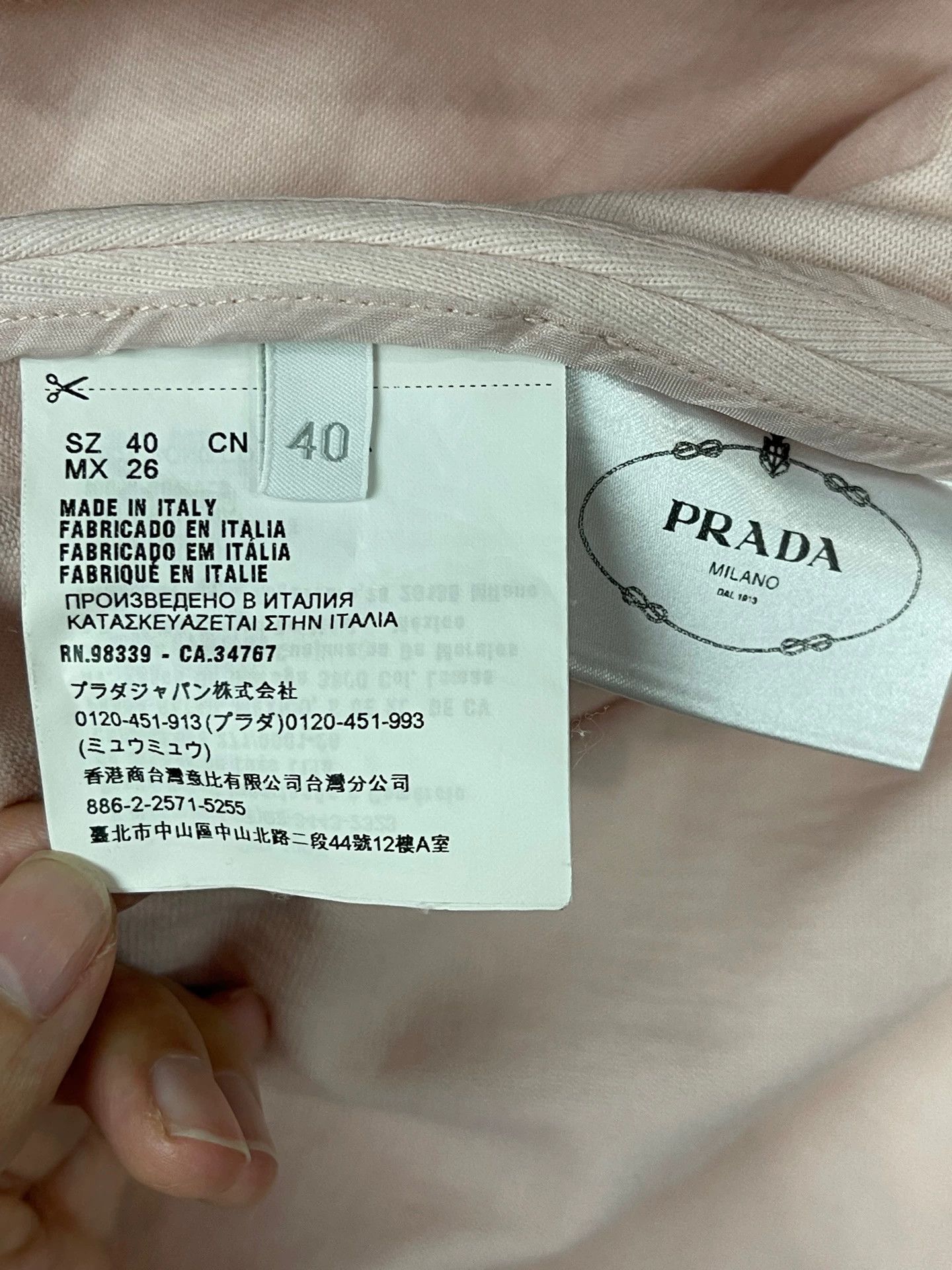 Prada Prada Blush Pink Bow Dress 40 99 New Size S / US 4 / IT 40 - 8 Thumbnail