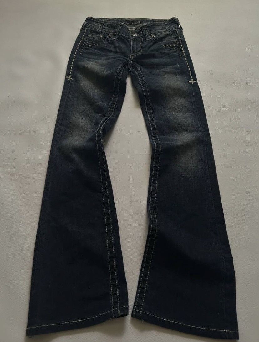 Affliction RARE Affliction IfSixWas Nine Bootcut flared jeans Y2K Size US 29 - 2 Thumbnail