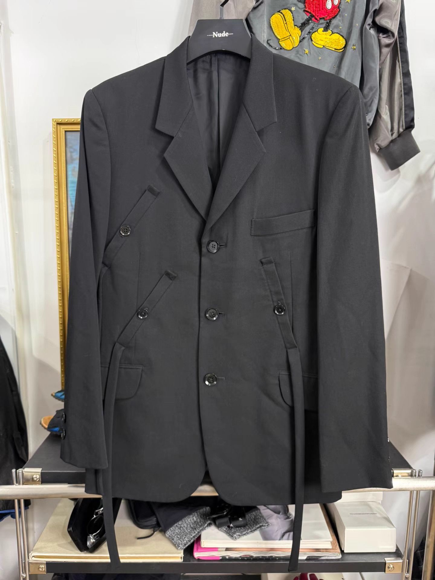 Yohji Yamamoto Yohji Yamamoto Pour Homme Tie Waist Suit Jacket K20 Size US M / EU 48-50 / 2 - 1 Thumbnail