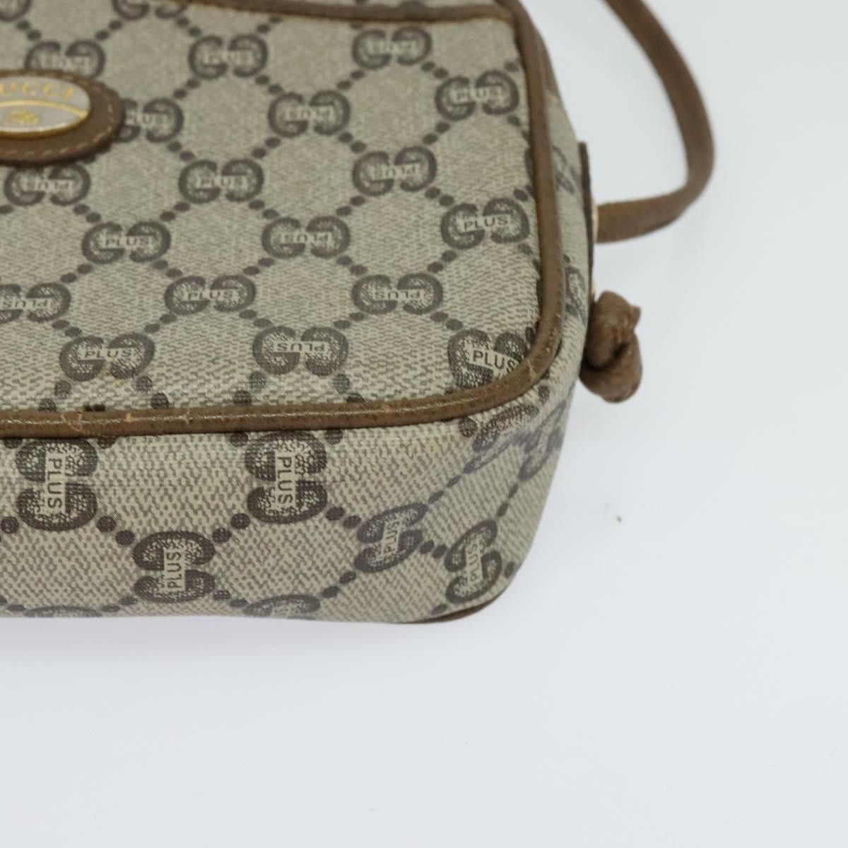 Gucci GUCCI GG Plus Supreme Shoulder Bag Pvc Beige Size ONE SIZE - 11 Thumbnail