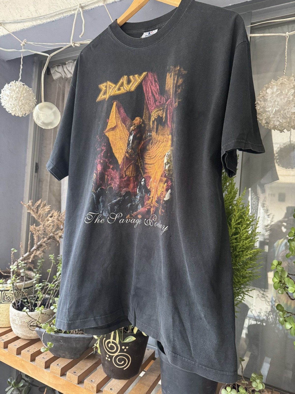 Band Tees × Vintage Vintage 00’s Edguy The Savage Poetry Mexico City Size US XL / EU 56 / 4 - 1 Thumbnail