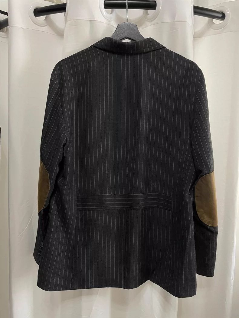 Comme des Garcons Comme des Garçons Vintage striped dark mainline blazer jack Size US M / EU 48-50 / 2 - 2 Thumbnail