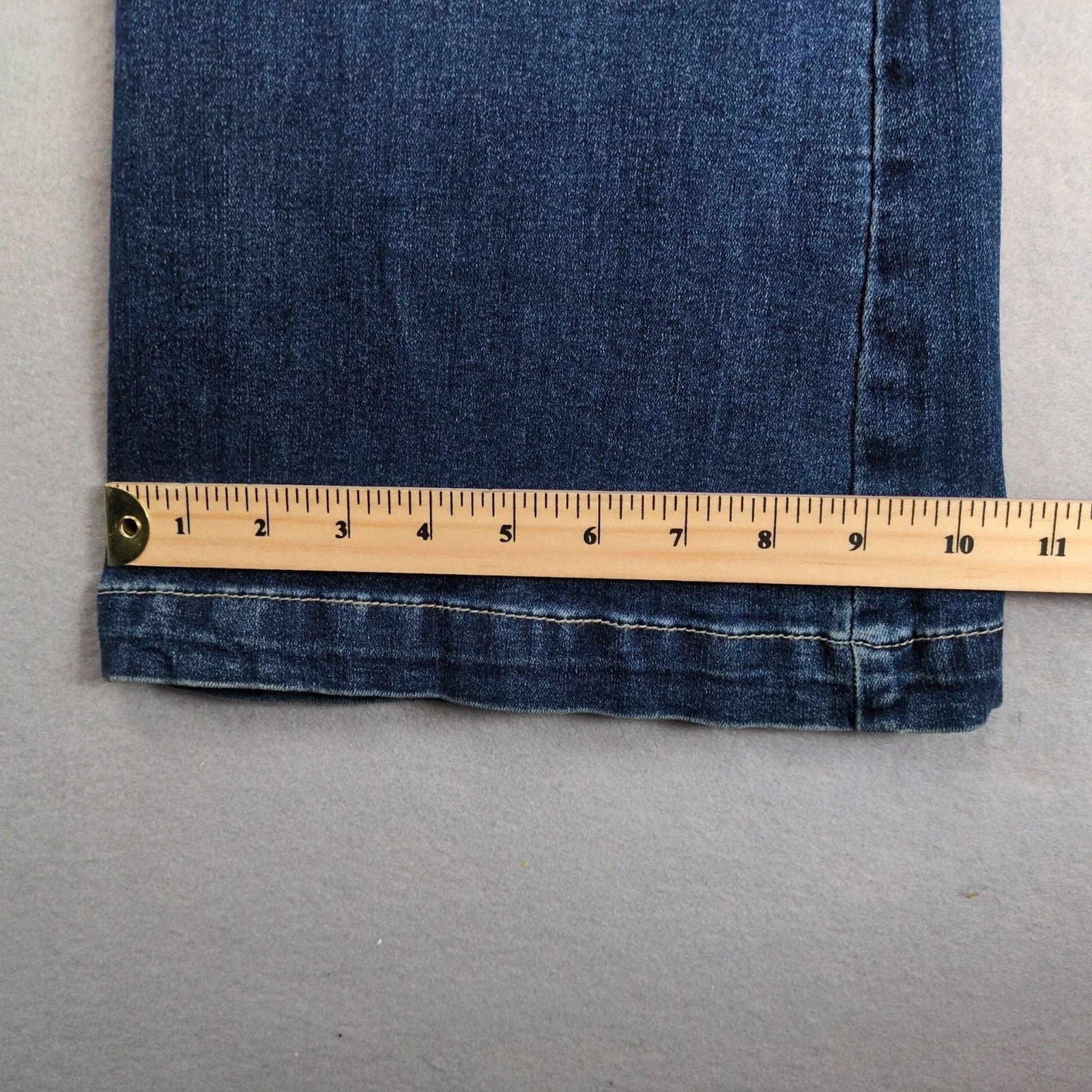 Other NWT KDF Flare Leg Jeans Women's 8 Tie Belt 28x32" High Rise Size 30" / US 8 / IT 44 - 8 Thumbnail