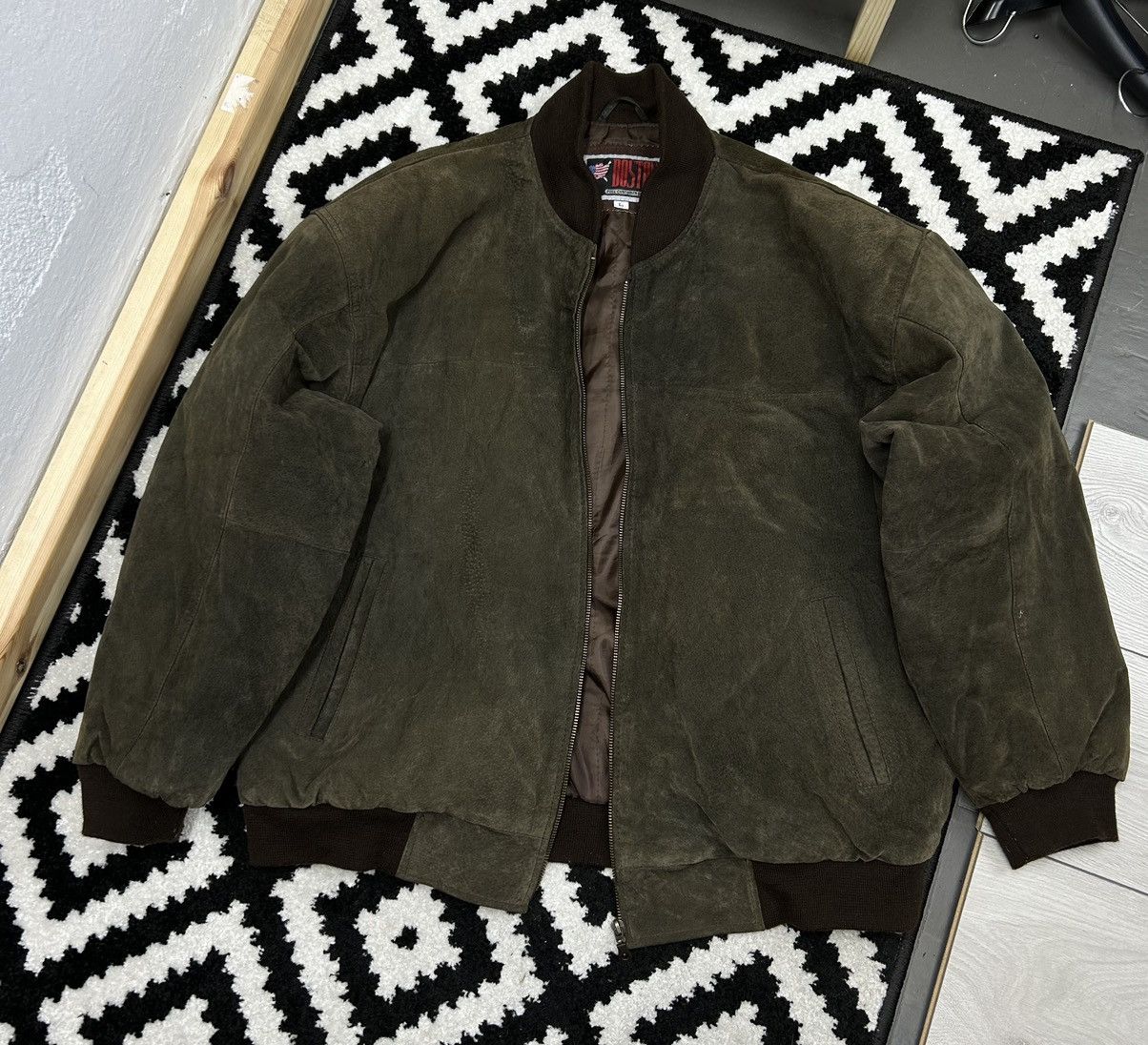 Vintage Boston Vintage Leather Bomber Jacket size L - XL Size US L / EU 52-54 / 3 - 2 Thumbnail
