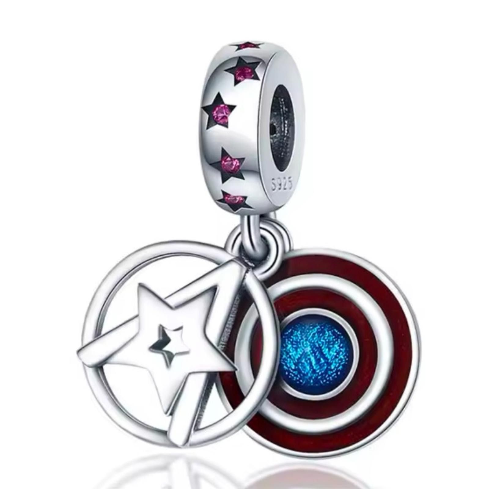 Other NWOT Wonder Woman Shield Dangle Charm Sterling Silver 925 Size ONE SIZE - 1 Thumbnail