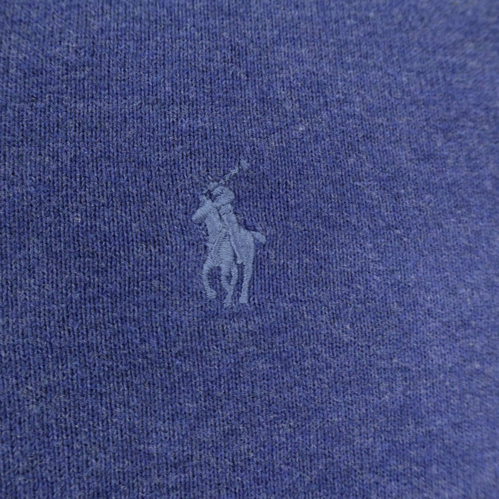 Polo Ralph Lauren Polo Ralph Lauren Sweater Men Large Blue V-Neck Pullover Cotton Logo Knit Casual Size US L / EU 52-54 / 3 - 3 Thumbnail