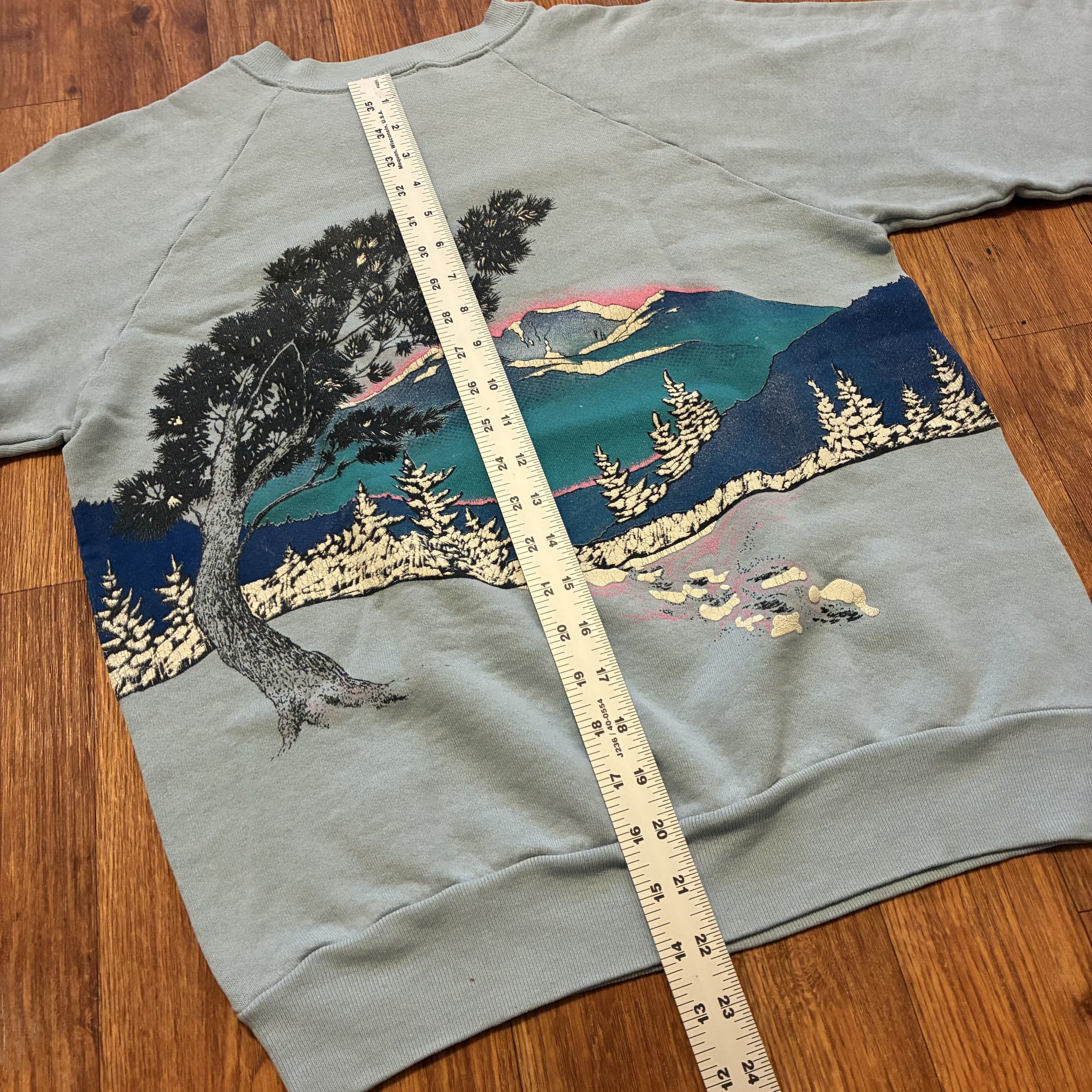 Fruit Of The Loom Vintage 90s Fruit of the Loom Mountain & Nature Crewneck Size M / US 6-8 / IT 42-44 - 5 Thumbnail