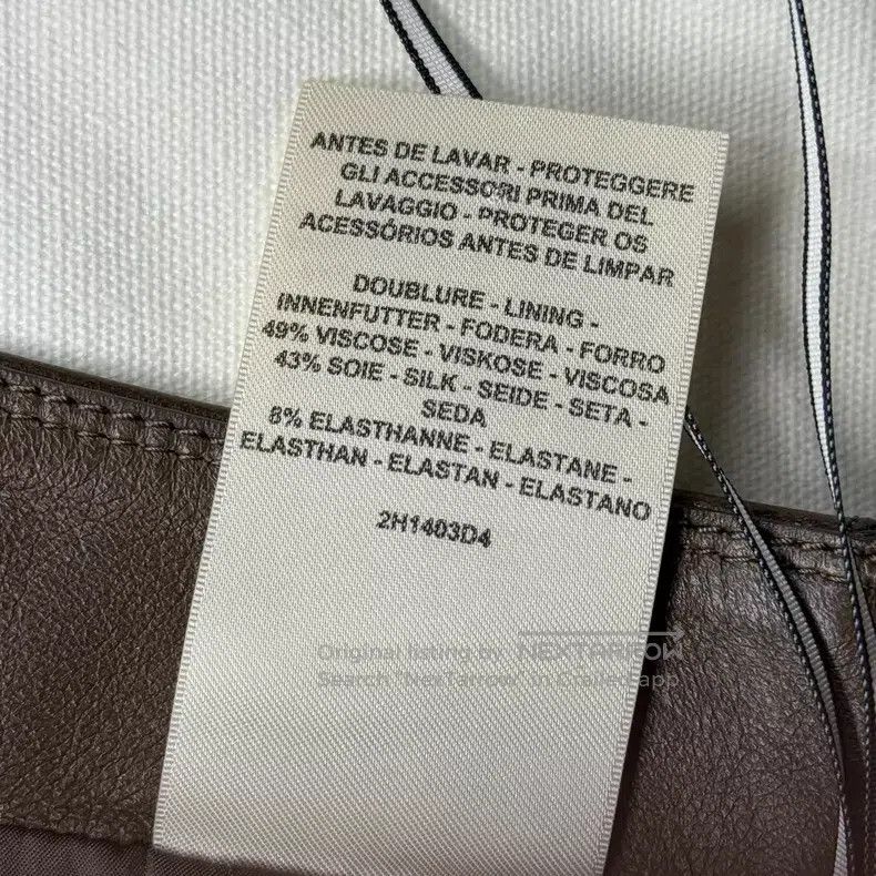 Hermes Hermes Brown and Coffee Color Sheepskin Half Zip Short Pan Size 24" / US 00 / IT 34 - 7 Thumbnail
